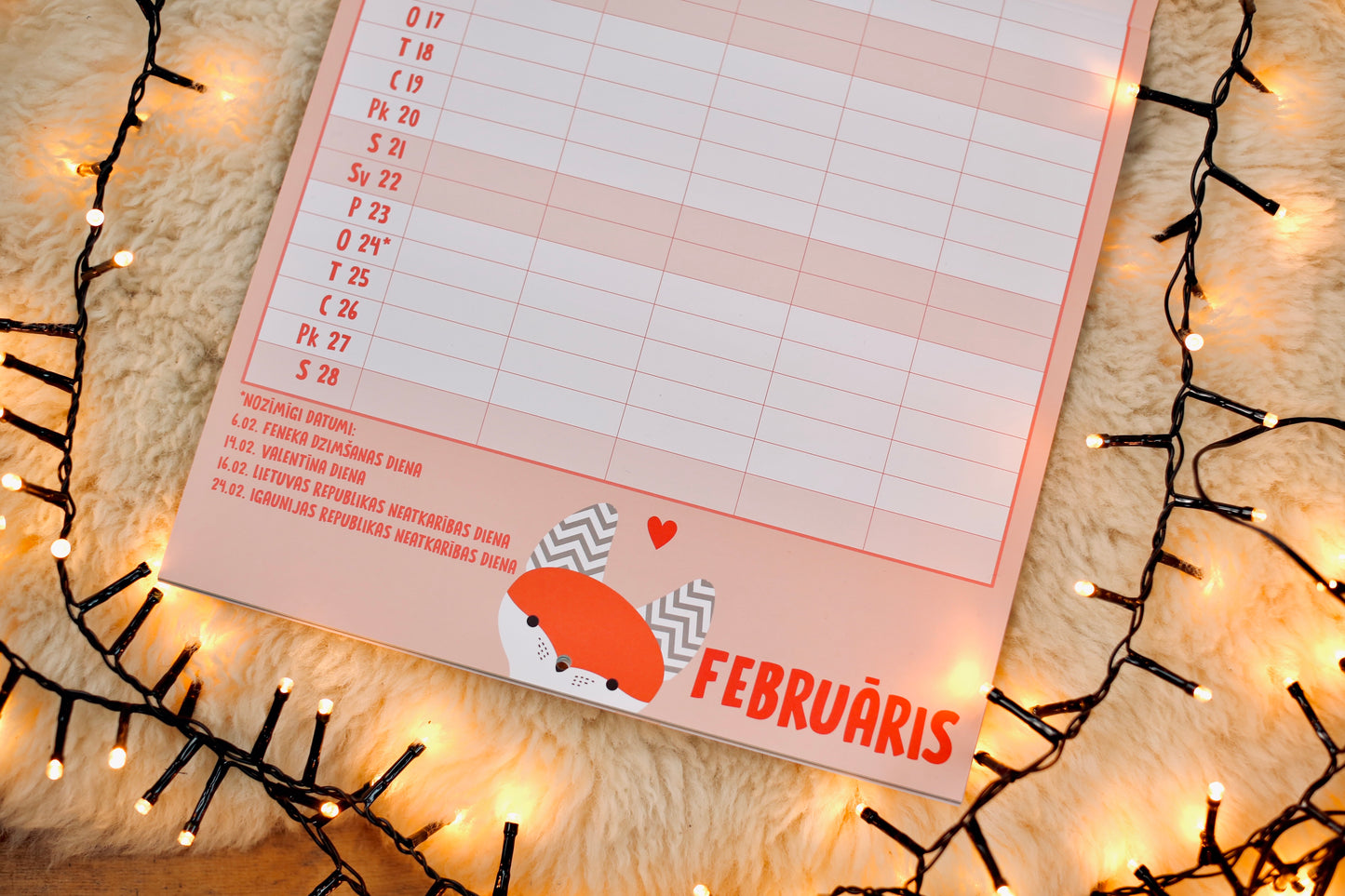 Plānotājs ģimenei 2026